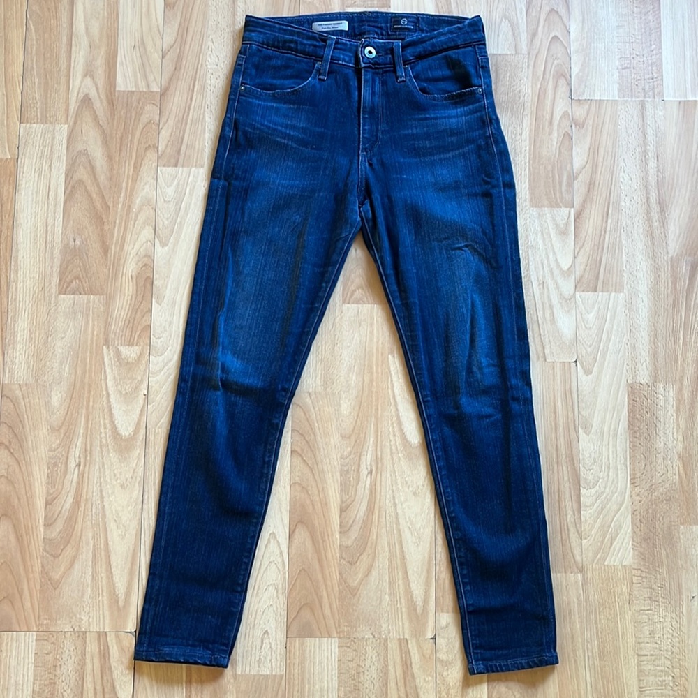 AG Adriano Goldschmied The Farrah Skinny High-Rise Skinny as 26 Made in USA